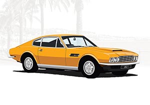 TV Car Artworks - The Persuaders! aston martin dbs